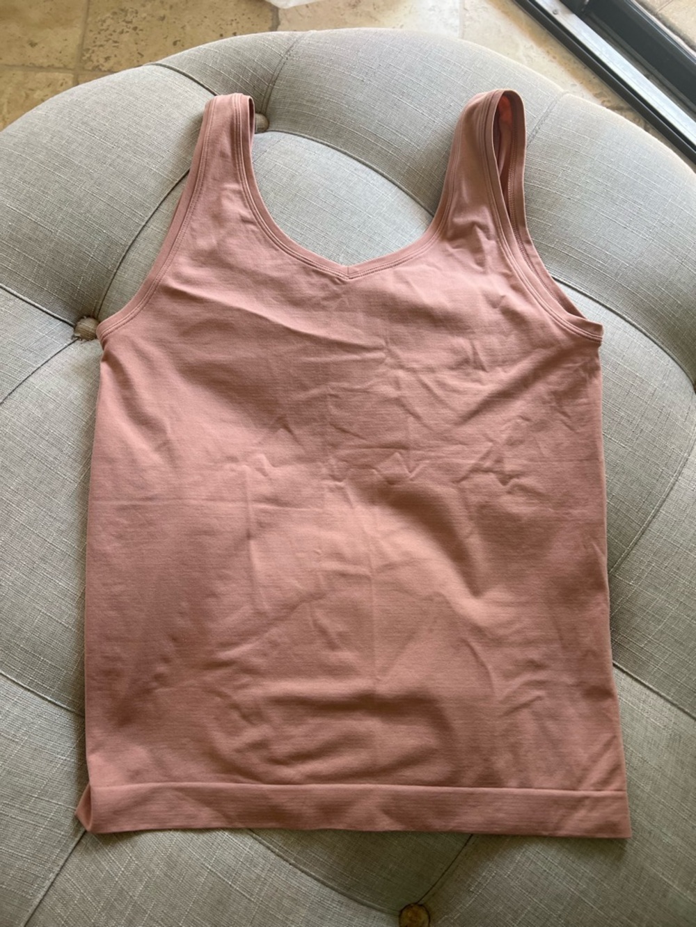 NWOT White House Black Market Dusty Rose V-Neck Tank